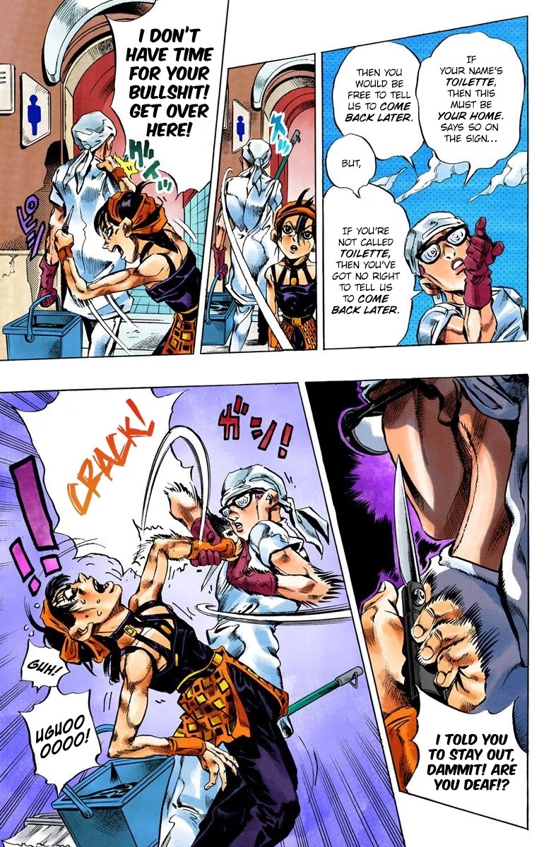 JoJo's Bizarre Adventure Part 5 - Vento Aureo (Official Colored) chapter 29 page 8