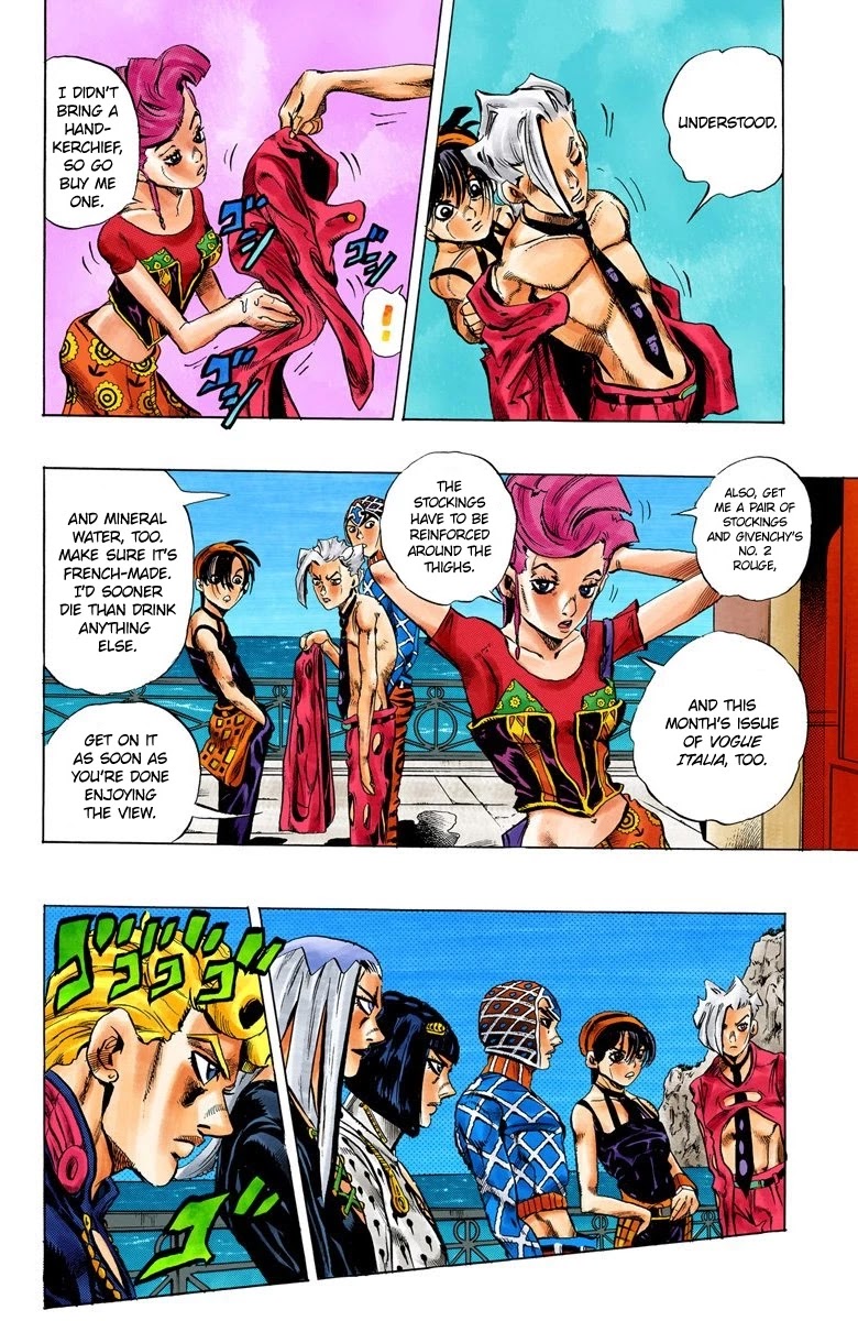 JoJo's Bizarre Adventure Part 5 - Vento Aureo (Official Colored) chapter 30 page 15