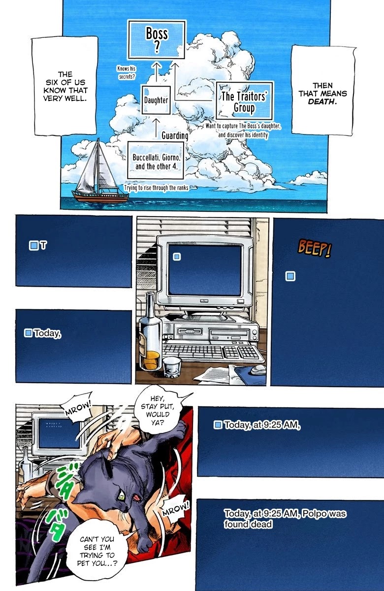 JoJo's Bizarre Adventure Part 5 - Vento Aureo (Official Colored) chapter 30 page 17