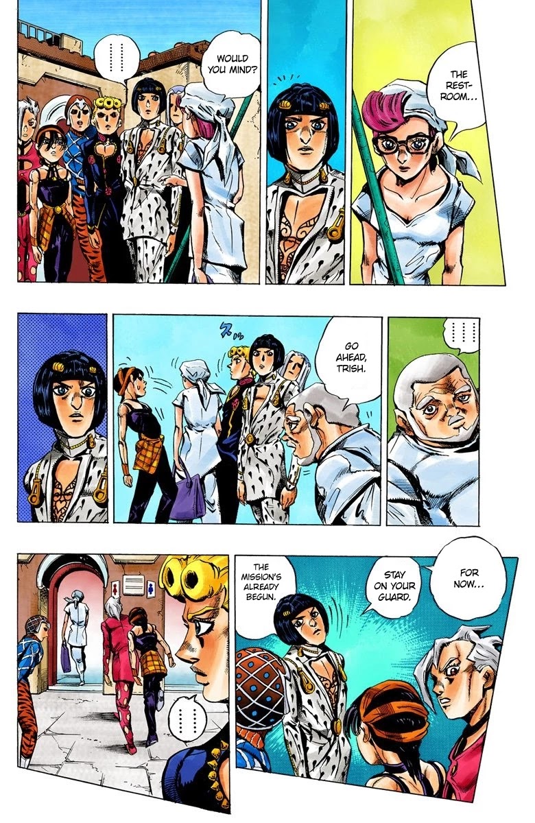 JoJo's Bizarre Adventure Part 5 - Vento Aureo (Official Colored) chapter 30 page 5