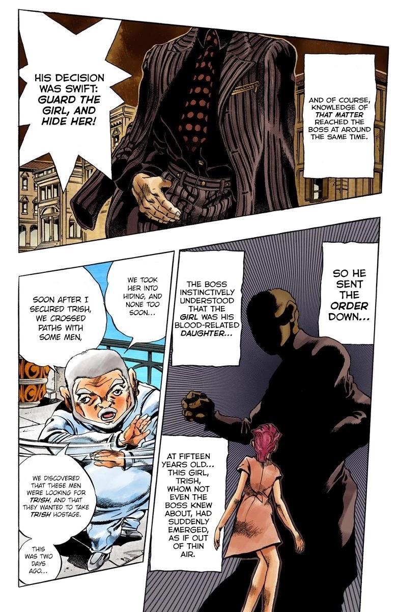 JoJo's Bizarre Adventure Part 5 - Vento Aureo (Official Colored) chapter 30 page 9