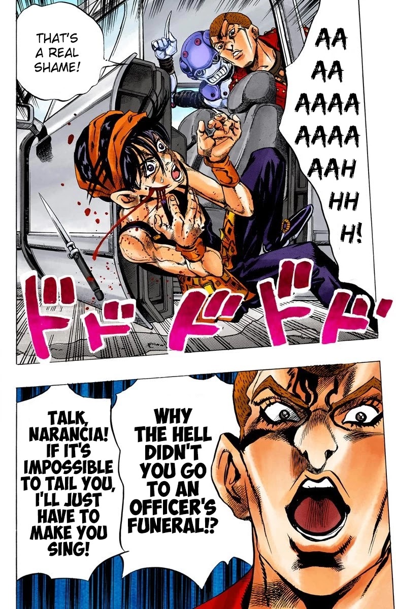 JoJo's Bizarre Adventure Part 5 - Vento Aureo (Official Colored) chapter 31 page 15