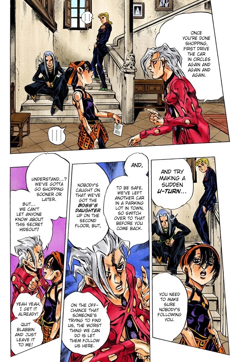 JoJo's Bizarre Adventure Part 5 - Vento Aureo (Official Colored) chapter 31 page 5