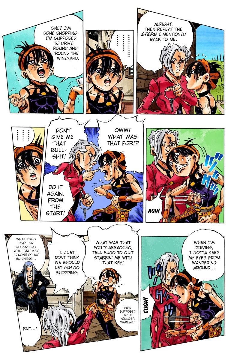 JoJo's Bizarre Adventure Part 5 - Vento Aureo (Official Colored) chapter 31 page 6