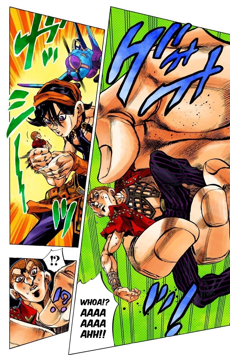 JoJo's Bizarre Adventure Part 5 - Vento Aureo (Official Colored) chapter 34 page 10