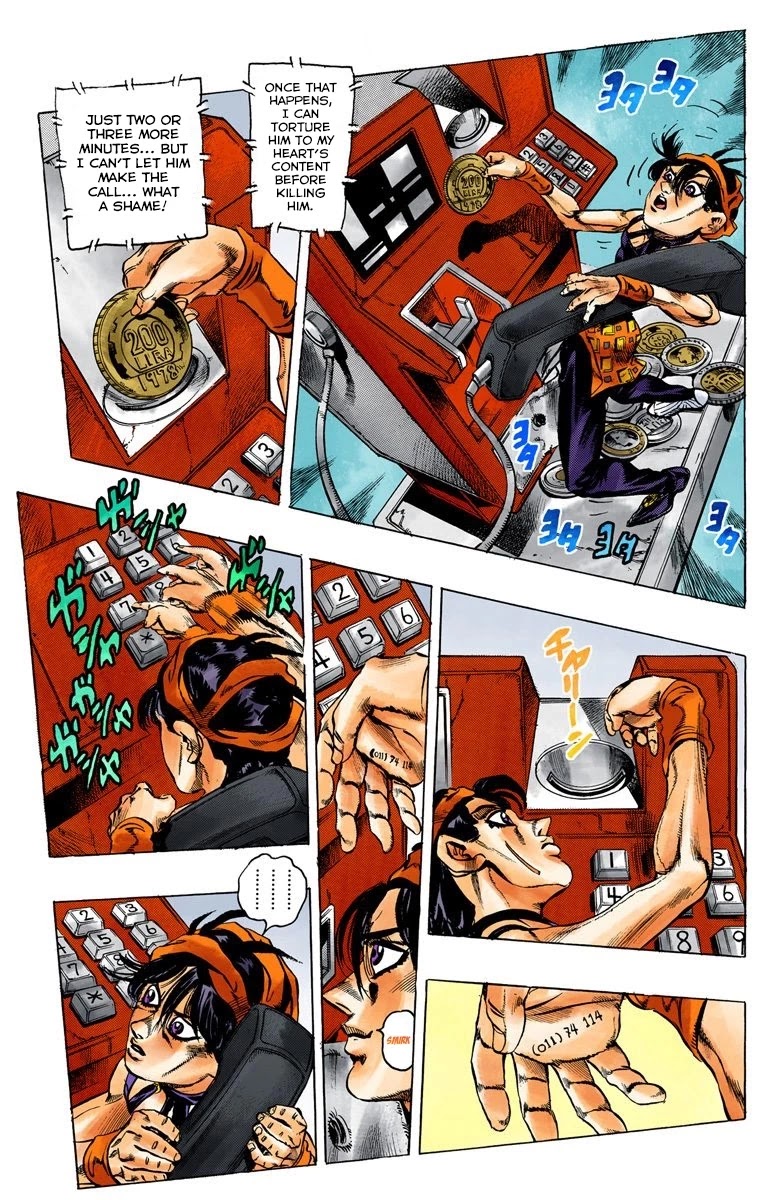 JoJo's Bizarre Adventure Part 5 - Vento Aureo (Official Colored) chapter 34 page 5