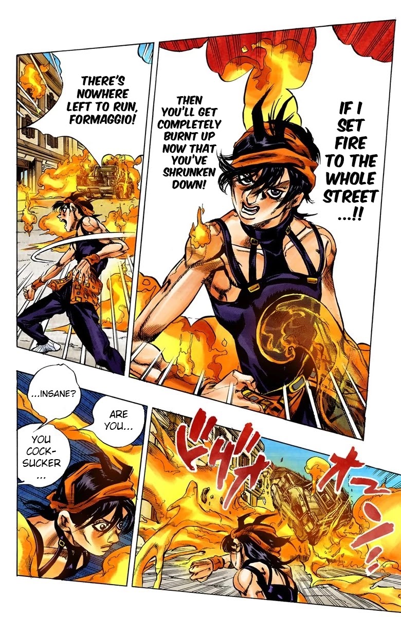 JoJo's Bizarre Adventure Part 5 - Vento Aureo (Official Colored) chapter 38 page 13