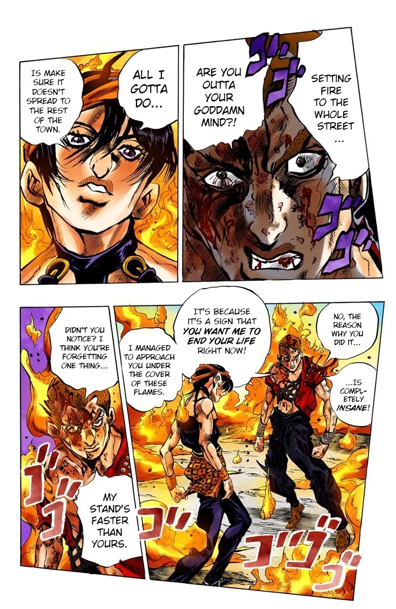 JoJo's Bizarre Adventure Part 5 - Vento Aureo (Official Colored) chapter 38 page 15