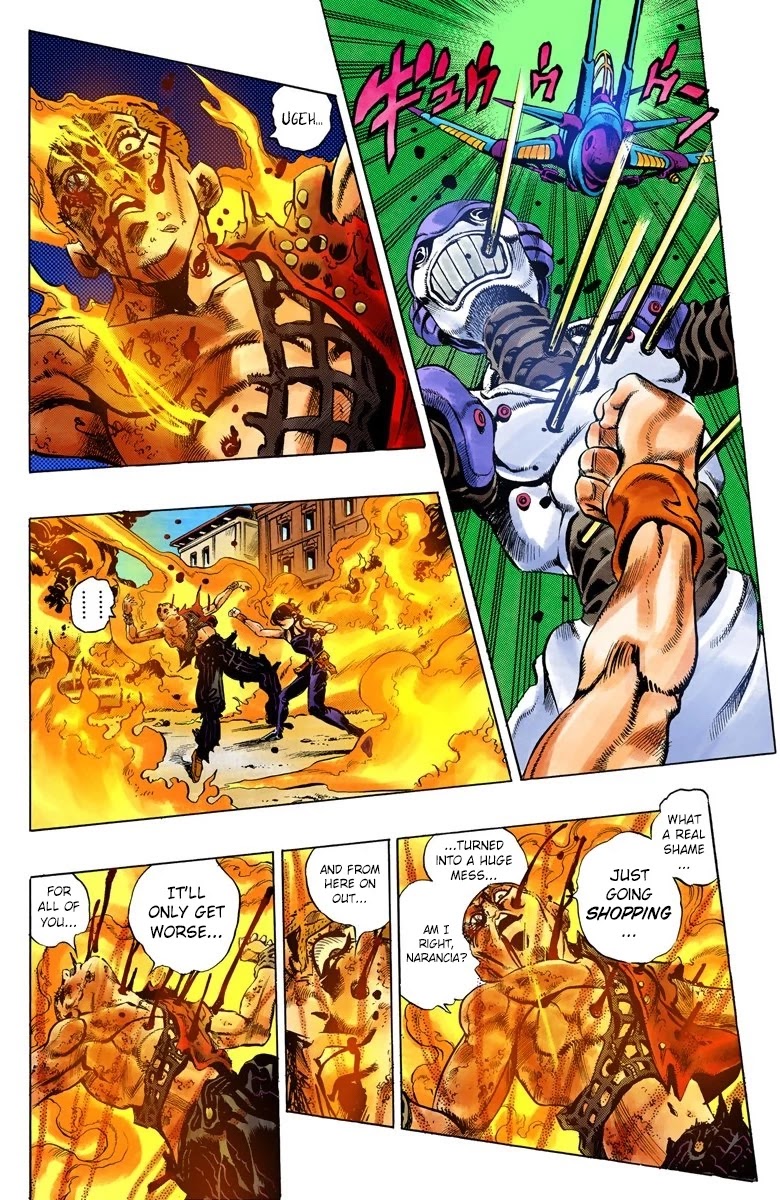 JoJo's Bizarre Adventure Part 5 - Vento Aureo (Official Colored) chapter 38 page 19