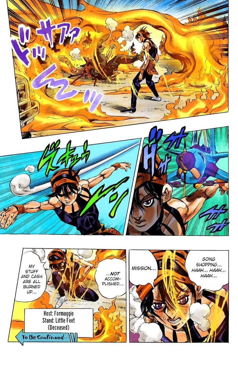 JoJo's Bizarre Adventure Part 5 - Vento Aureo (Official Colored) chapter 38 page 20