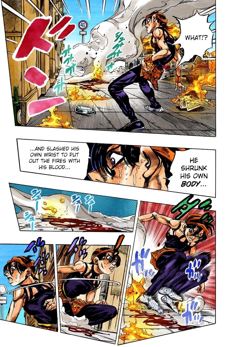 JoJo's Bizarre Adventure Part 5 - Vento Aureo (Official Colored) chapter 38 page 6