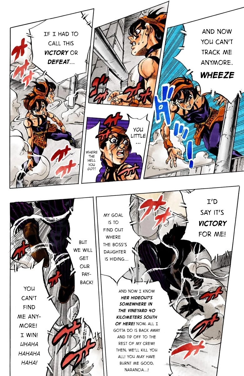 JoJo's Bizarre Adventure Part 5 - Vento Aureo (Official Colored) chapter 38 page 9