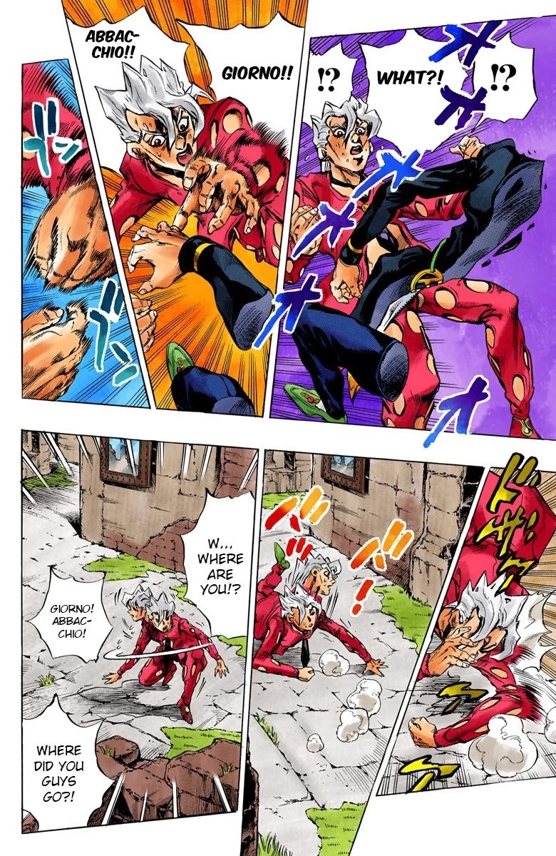 JoJo's Bizarre Adventure Part 5 - Vento Aureo (Official Colored) chapter 40 page 10
