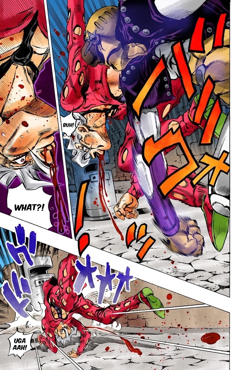 JoJo's Bizarre Adventure Part 5 - Vento Aureo (Official Colored) chapter 40 page 13