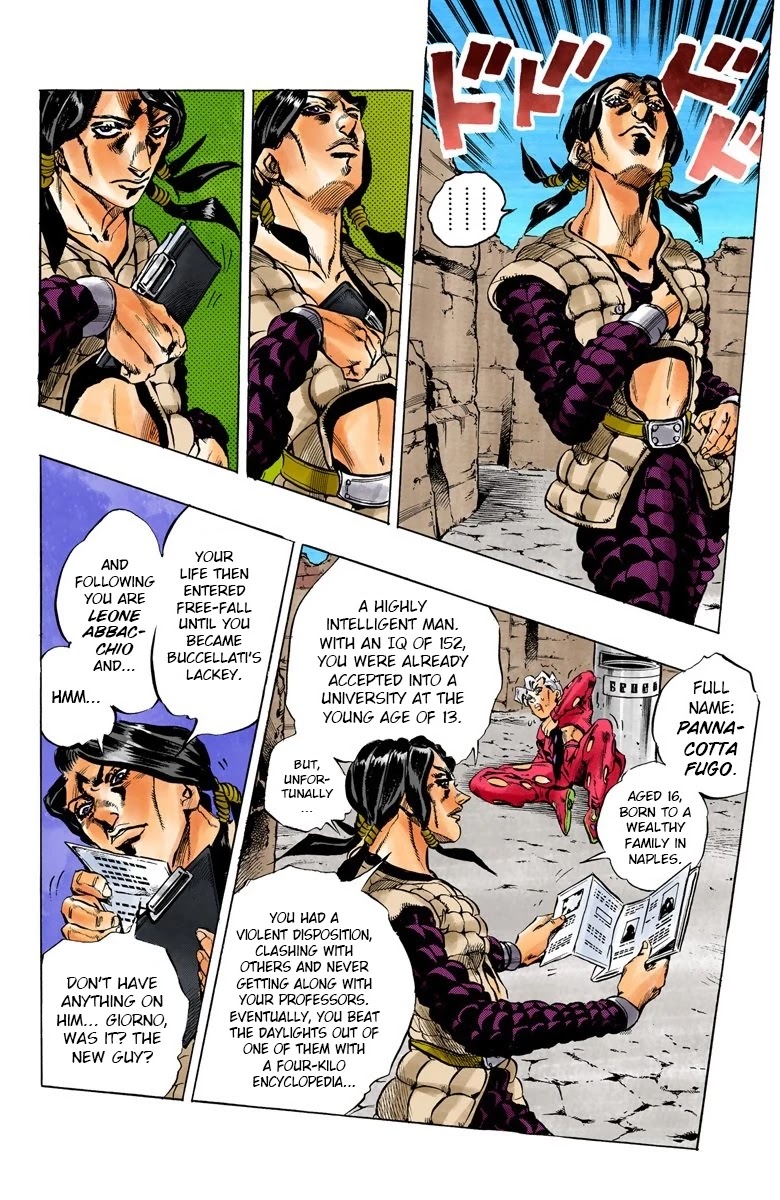 JoJo's Bizarre Adventure Part 5 - Vento Aureo (Official Colored) chapter 40 page 14