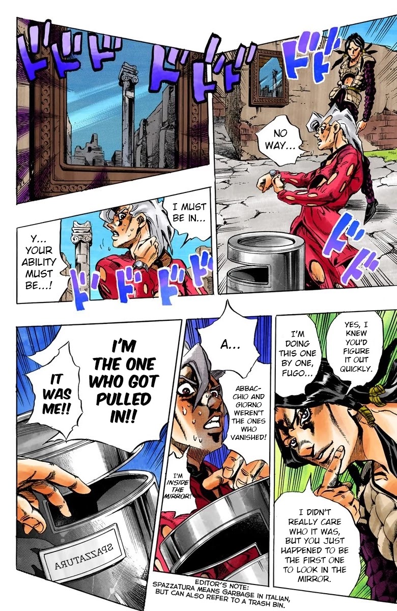 JoJo's Bizarre Adventure Part 5 - Vento Aureo (Official Colored) chapter 40 page 16