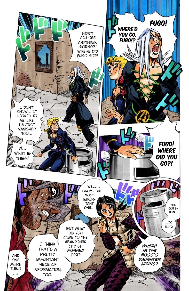 JoJo's Bizarre Adventure Part 5 - Vento Aureo (Official Colored) chapter 40 page 17