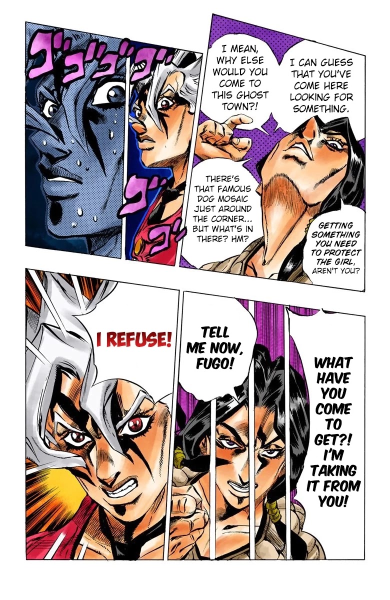 JoJo's Bizarre Adventure Part 5 - Vento Aureo (Official Colored) chapter 40 page 18