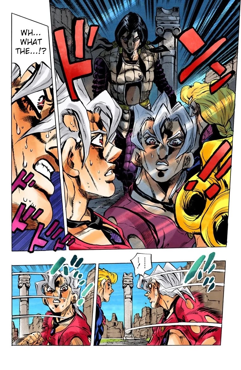 JoJo's Bizarre Adventure Part 5 - Vento Aureo (Official Colored) chapter 40 page 4