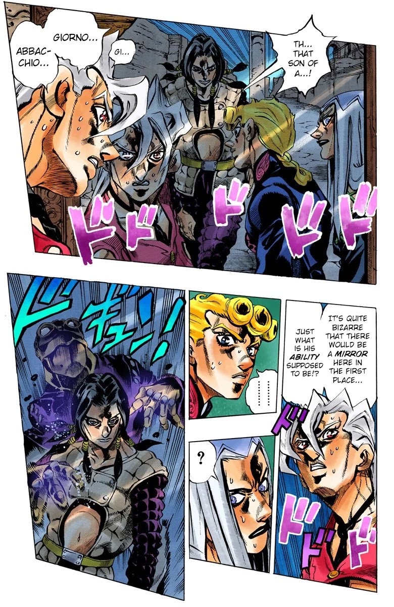 JoJo's Bizarre Adventure Part 5 - Vento Aureo (Official Colored) chapter 40 page 5