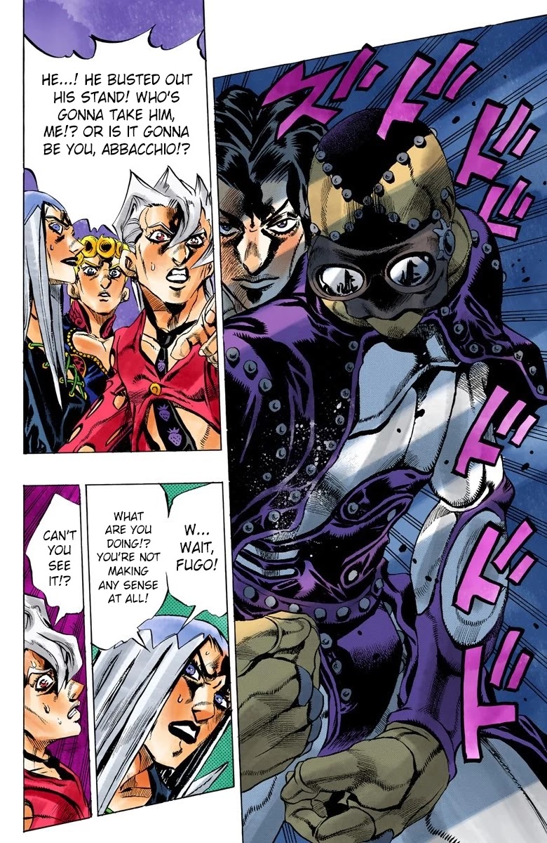 JoJo's Bizarre Adventure Part 5 - Vento Aureo (Official Colored) chapter 40 page 6
