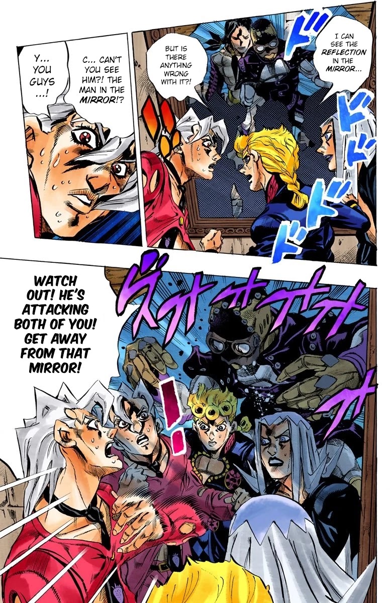 JoJo's Bizarre Adventure Part 5 - Vento Aureo (Official Colored) chapter 40 page 7