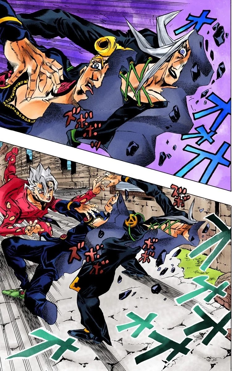 JoJo's Bizarre Adventure Part 5 - Vento Aureo (Official Colored) chapter 40 page 9