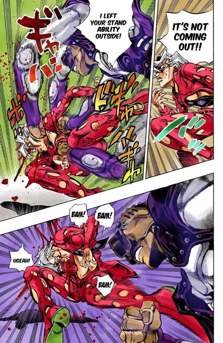 JoJo's Bizarre Adventure Part 5 - Vento Aureo (Official Colored) chapter 41 page 10