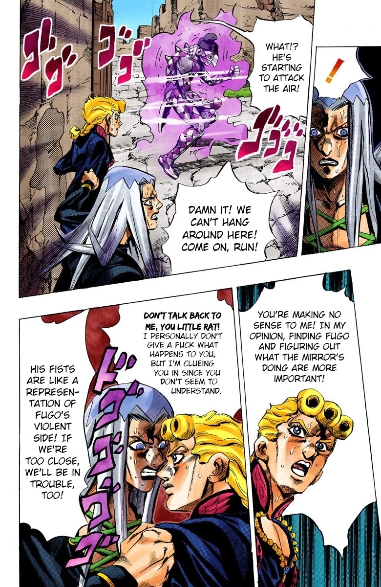 JoJo's Bizarre Adventure Part 5 - Vento Aureo (Official Colored) chapter 41 page 13