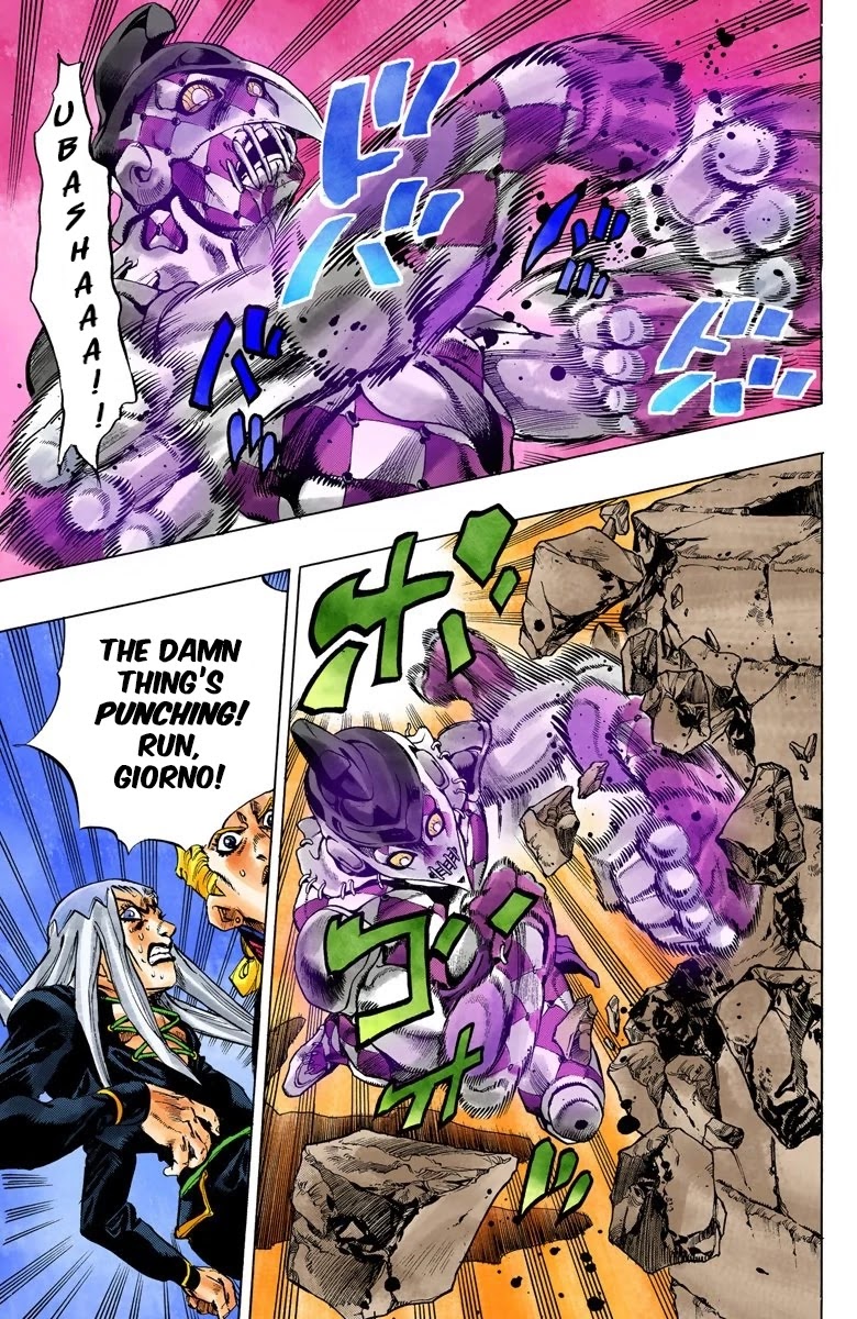 JoJo's Bizarre Adventure Part 5 - Vento Aureo (Official Colored) chapter 41 page 14