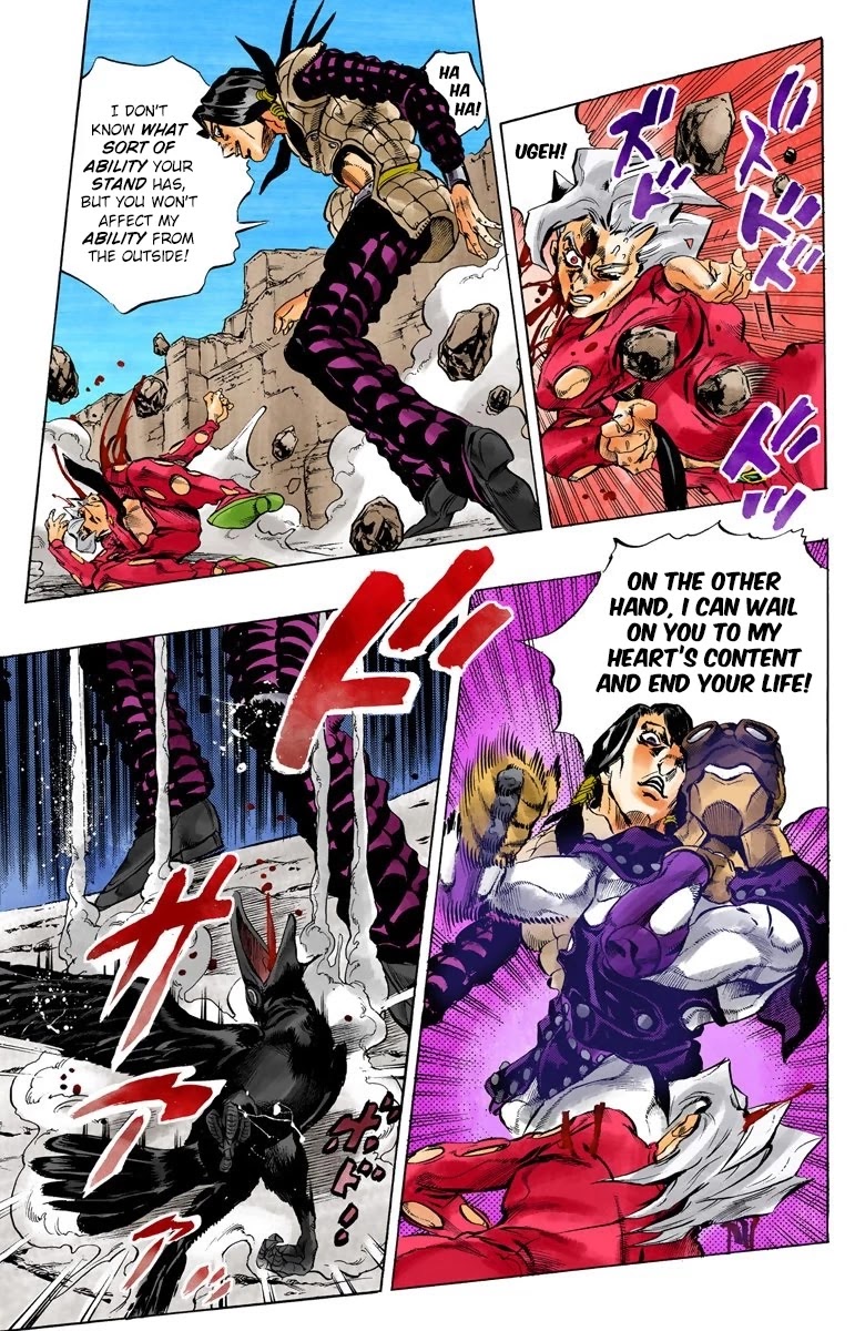 JoJo's Bizarre Adventure Part 5 - Vento Aureo (Official Colored) chapter 41 page 16