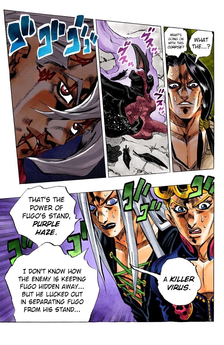 JoJo's Bizarre Adventure Part 5 - Vento Aureo (Official Colored) chapter 41 page 20