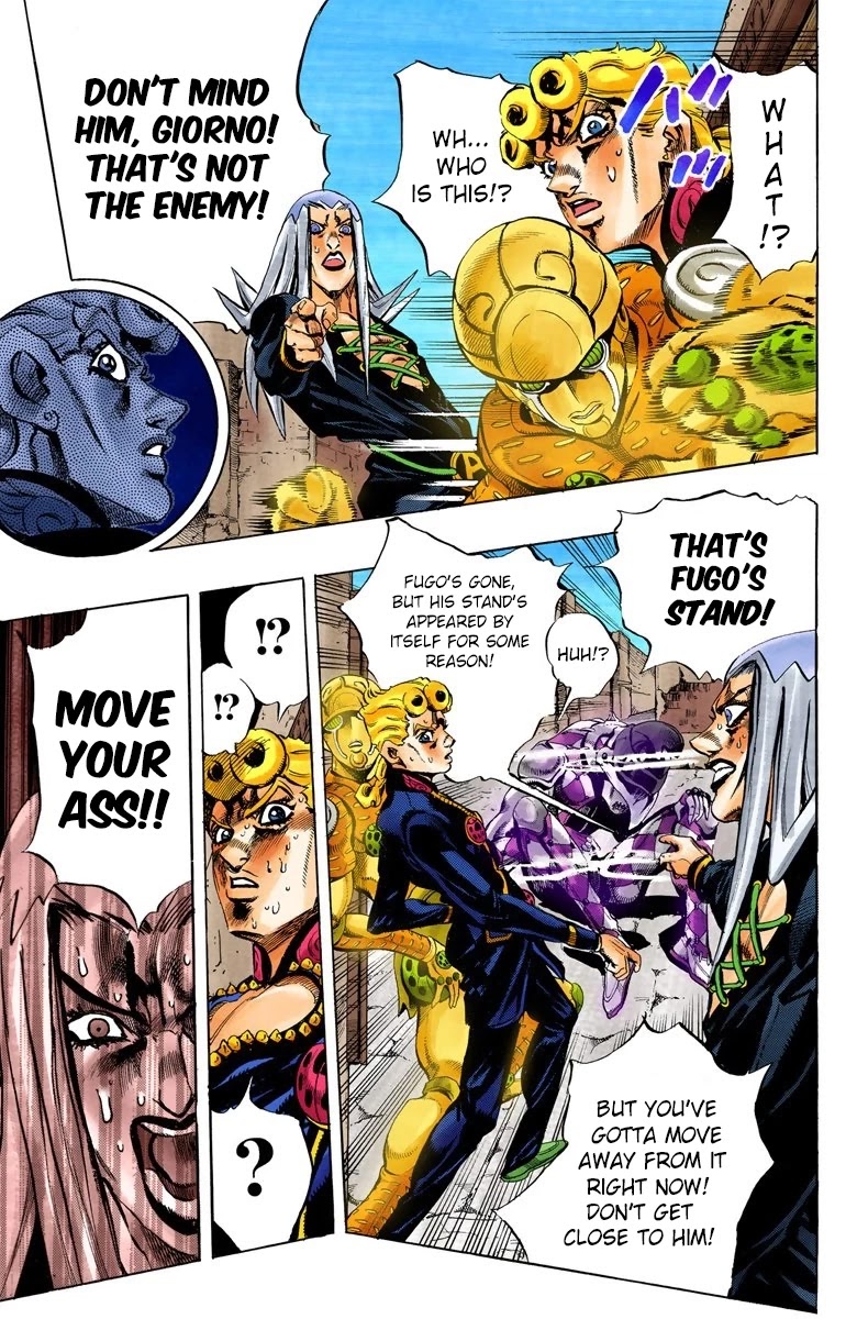 JoJo's Bizarre Adventure Part 5 - Vento Aureo (Official Colored) chapter 41 page 6