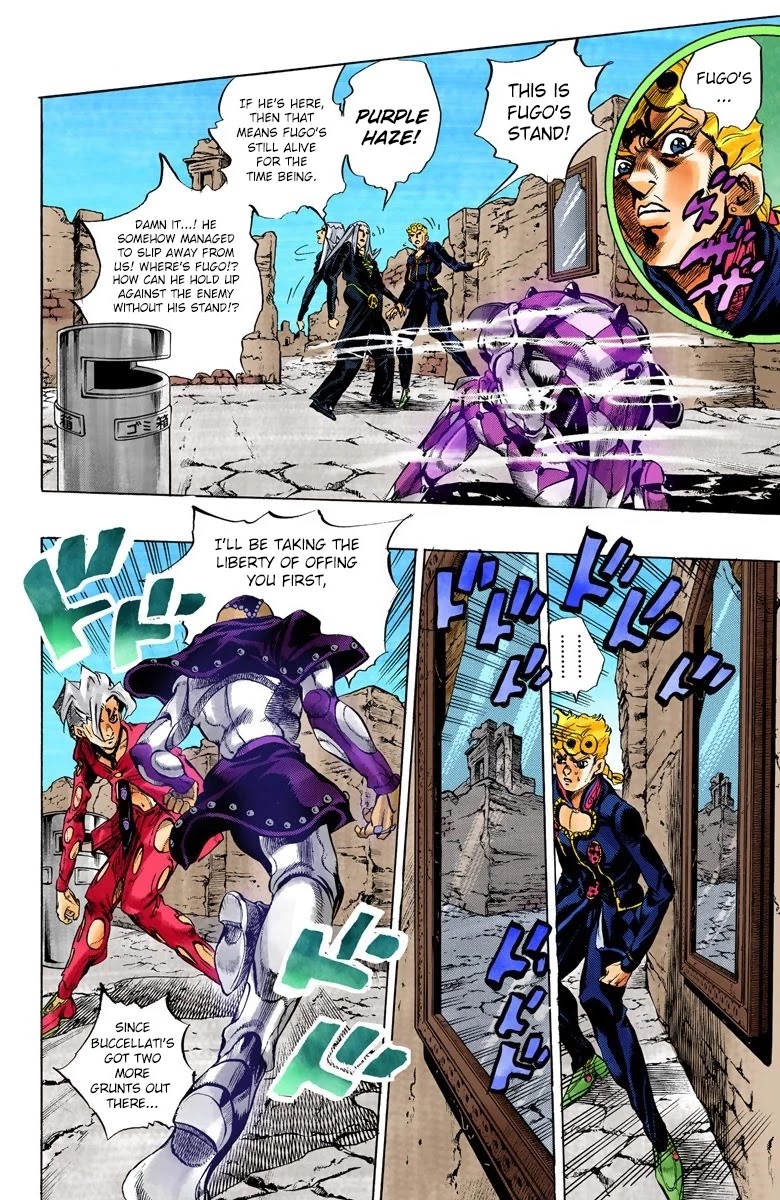 JoJo's Bizarre Adventure Part 5 - Vento Aureo (Official Colored) chapter 41 page 7