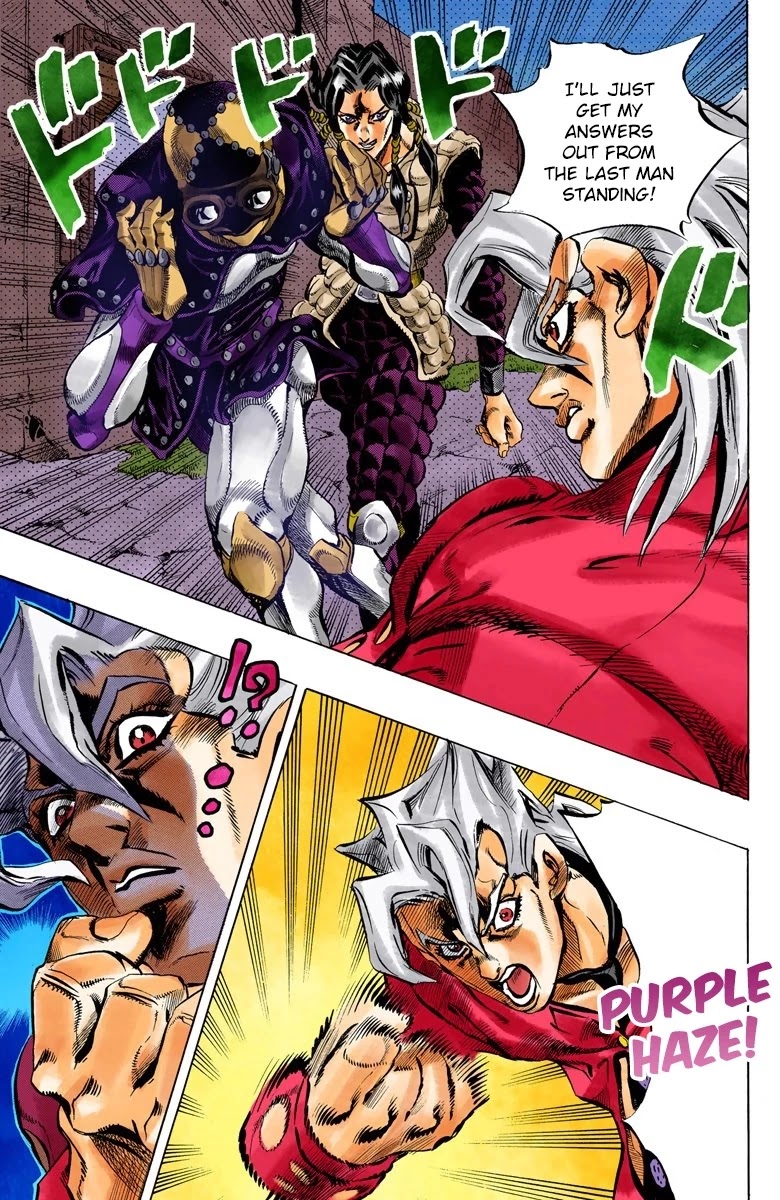 JoJo's Bizarre Adventure Part 5 - Vento Aureo (Official Colored) chapter 41 page 8