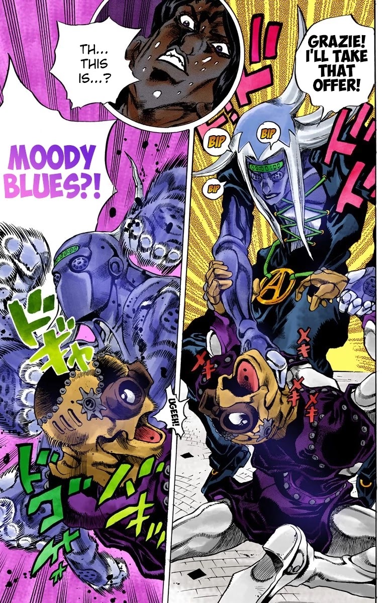 JoJo's Bizarre Adventure Part 5 - Vento Aureo (Official Colored) chapter 43 page 11