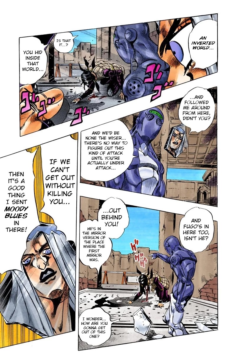 JoJo's Bizarre Adventure Part 5 - Vento Aureo (Official Colored) chapter 43 page 13