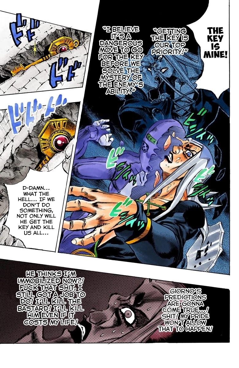 JoJo's Bizarre Adventure Part 5 - Vento Aureo (Official Colored) chapter 43 page 21