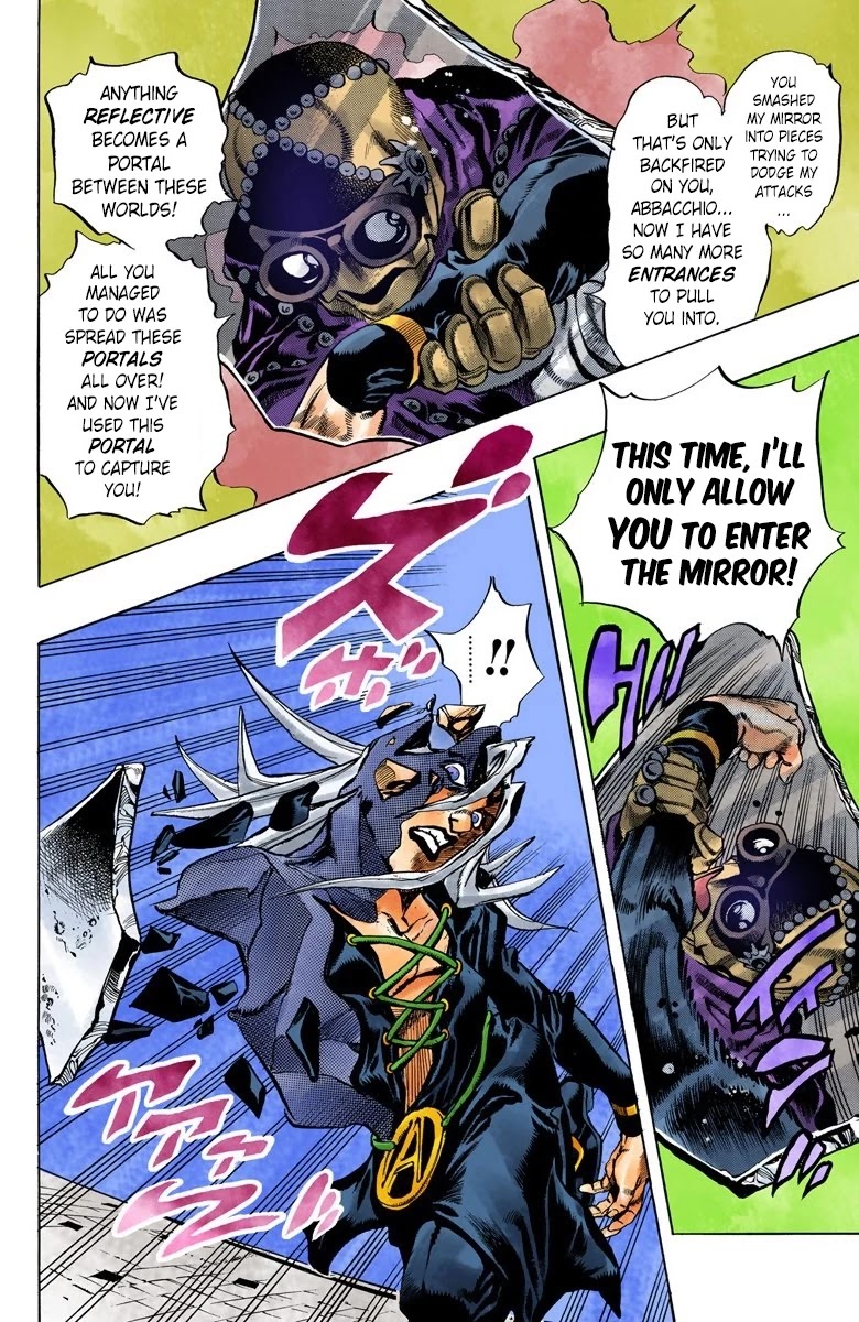 JoJo's Bizarre Adventure Part 5 - Vento Aureo (Official Colored) chapter 43 page 8