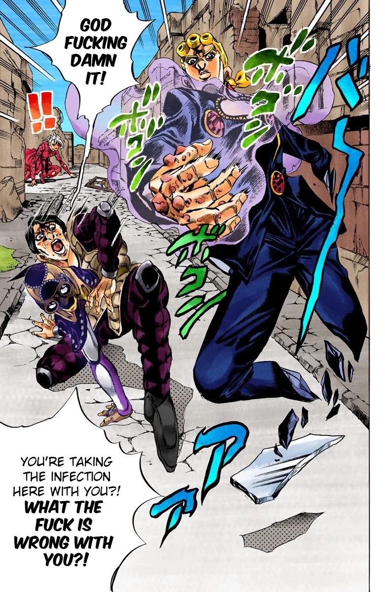 JoJo's Bizarre Adventure Part 5 - Vento Aureo (Official Colored) chapter 45 page 10