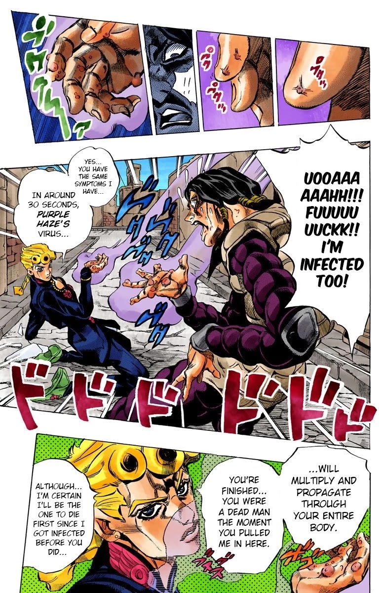 JoJo's Bizarre Adventure Part 5 - Vento Aureo (Official Colored) chapter 45 page 12
