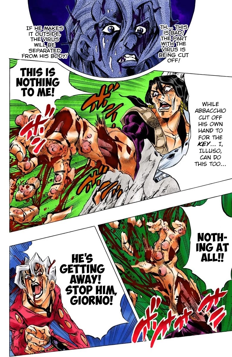 JoJo's Bizarre Adventure Part 5 - Vento Aureo (Official Colored) chapter 45 page 15