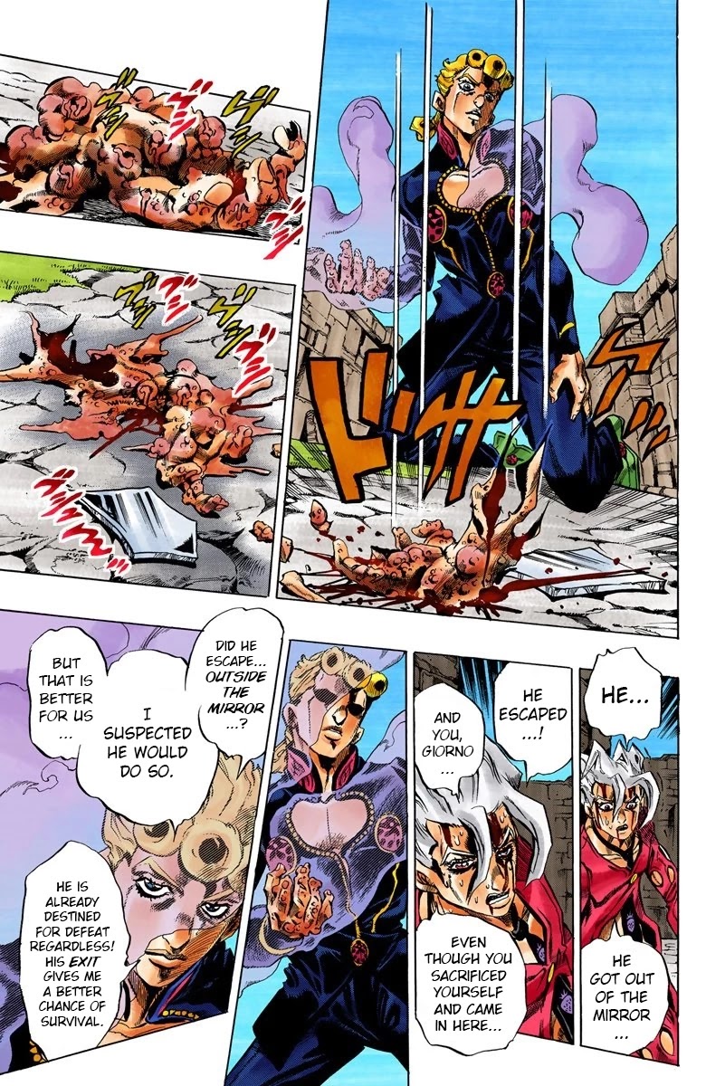 JoJo's Bizarre Adventure Part 5 - Vento Aureo (Official Colored) chapter 45 page 16