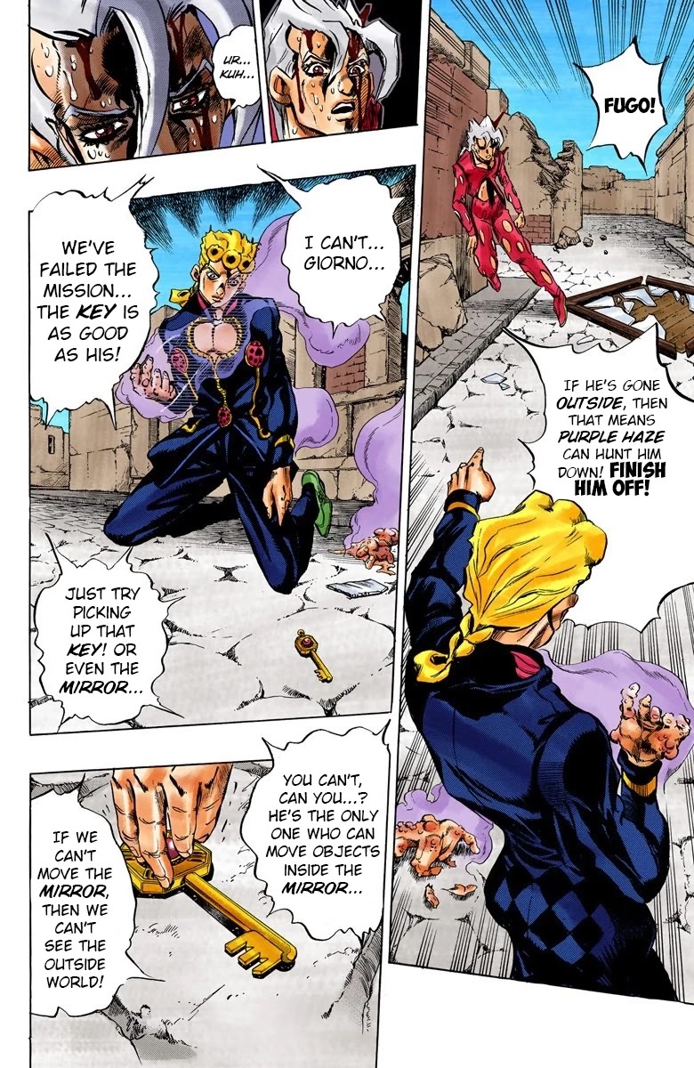 JoJo's Bizarre Adventure Part 5 - Vento Aureo (Official Colored) chapter 45 page 17