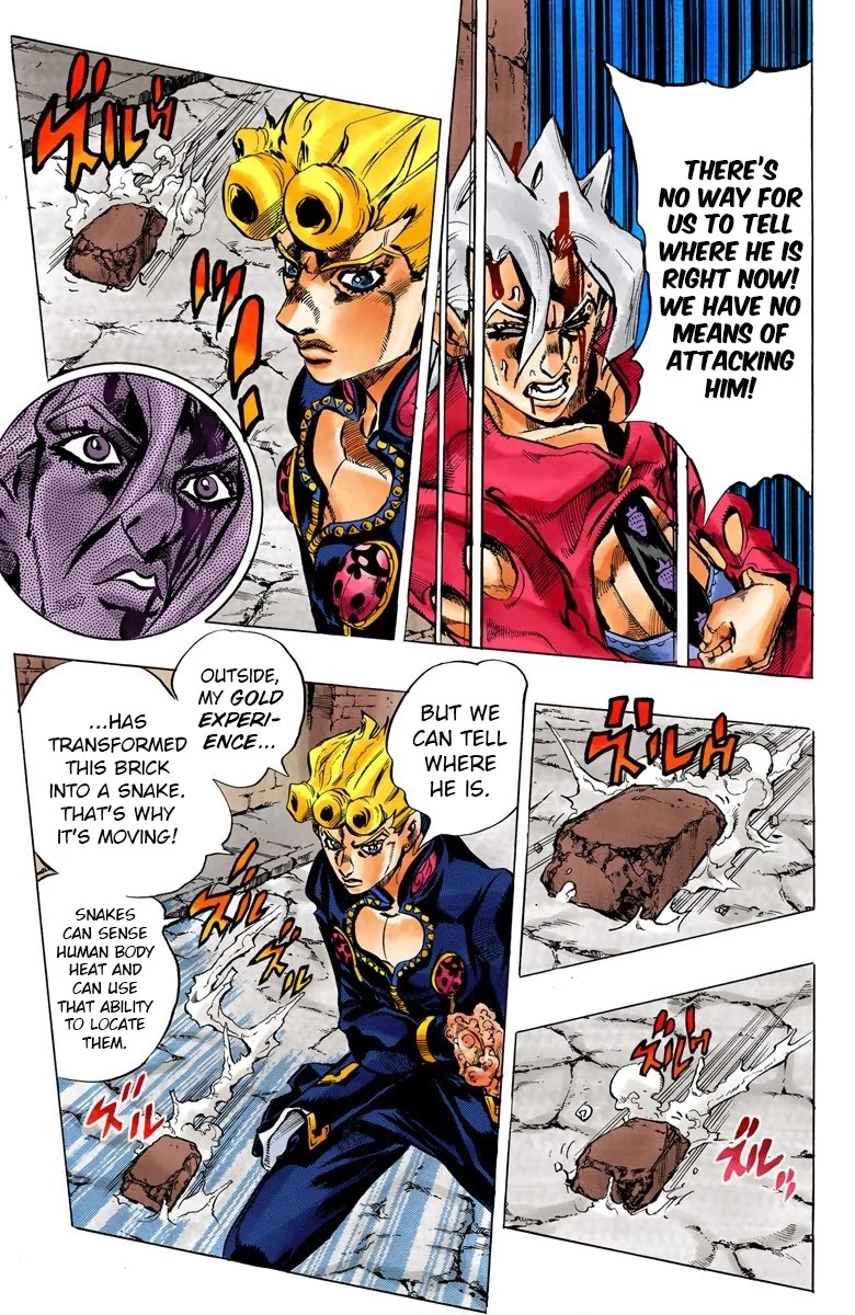 JoJo's Bizarre Adventure Part 5 - Vento Aureo (Official Colored) chapter 45 page 18