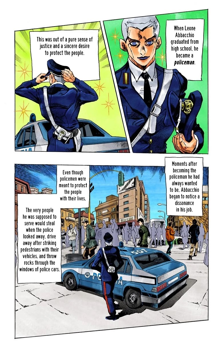 JoJo's Bizarre Adventure Part 5 - Vento Aureo (Official Colored) chapter 45 page 3