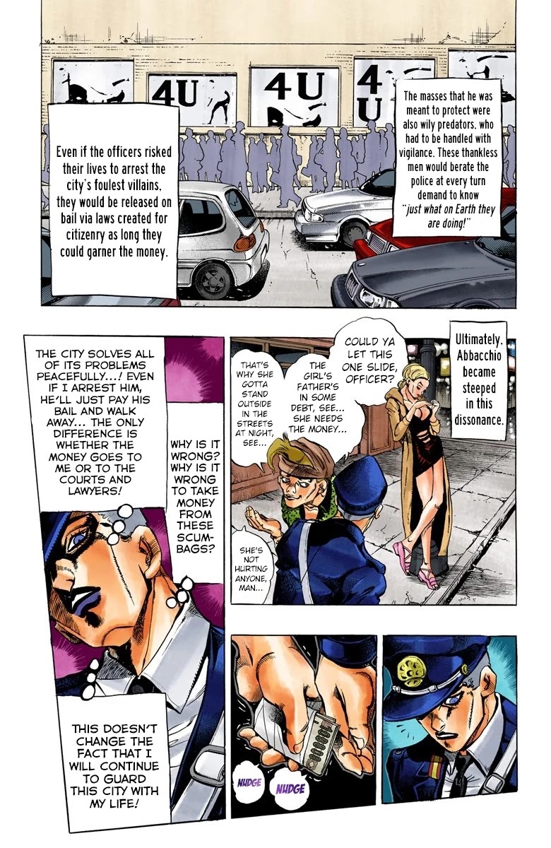 JoJo's Bizarre Adventure Part 5 - Vento Aureo (Official Colored) chapter 45 page 4
