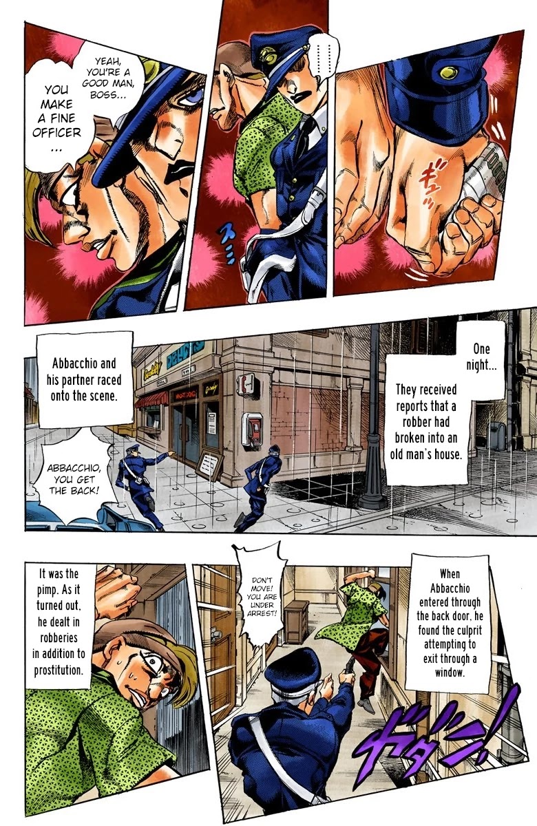 JoJo's Bizarre Adventure Part 5 - Vento Aureo (Official Colored) chapter 45 page 5
