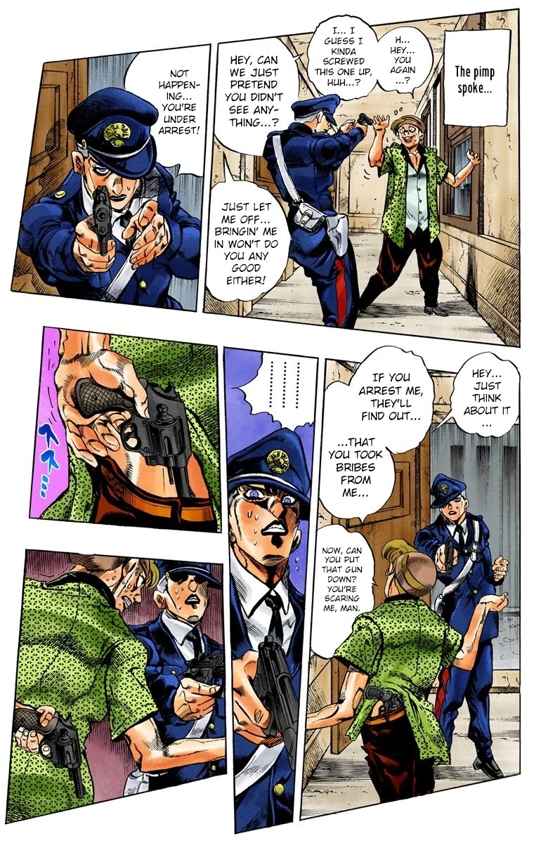 JoJo's Bizarre Adventure Part 5 - Vento Aureo (Official Colored) chapter 45 page 6