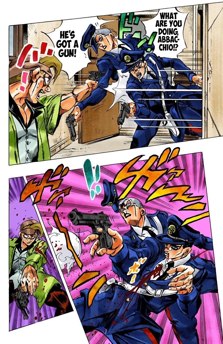 JoJo's Bizarre Adventure Part 5 - Vento Aureo (Official Colored) chapter 45 page 7